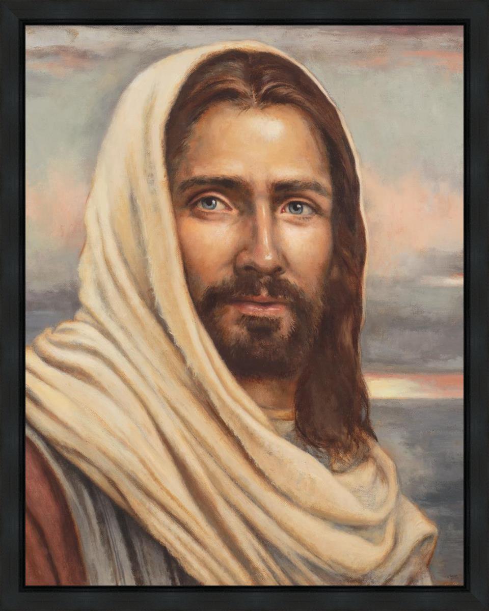 Blessed Savior Gallery Wrap Canvas - Religious Wall Art for Home Decor, Church & Office - Perfect for Living Room, Bedroom & Prayer Spaces