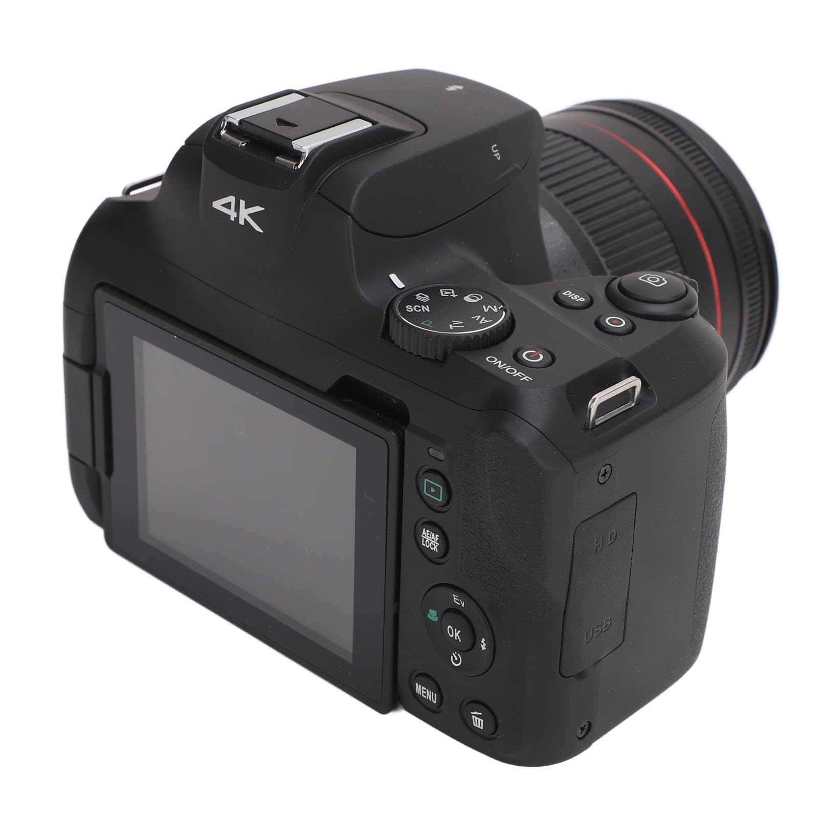 4K Digital Camcorder with 64MP Sensor & WiFi - 8MP Auto Focus Camera for Vlogging, YouTube Videos & Home Movies (F2.8-3.1 Aperture) - Perfect for Travel, Events & Content Creation