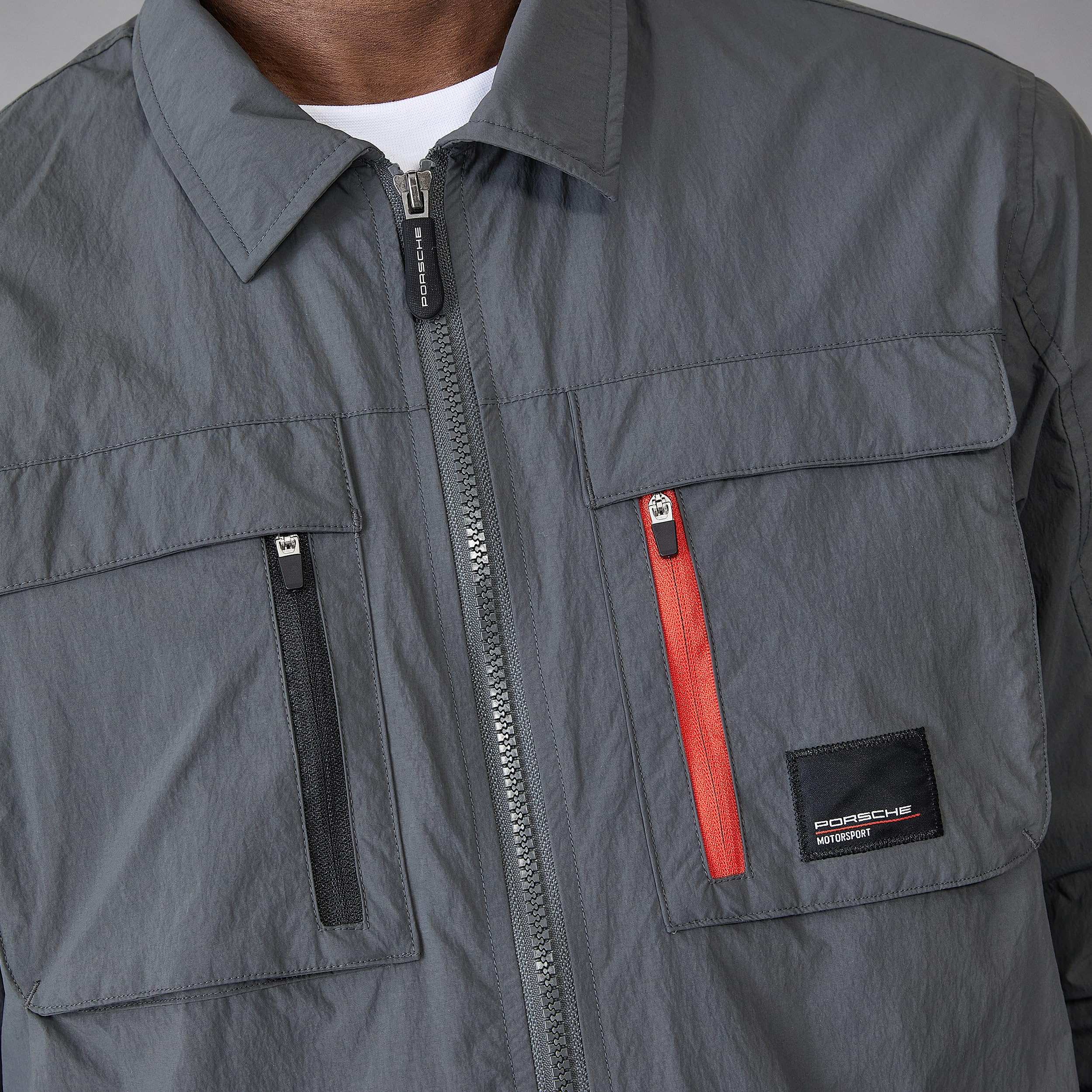 Men's Utility Overshirt Jacket - Water-Resistant Workwear Shirt for Outdoor Activities, Hiking & Casual Wear