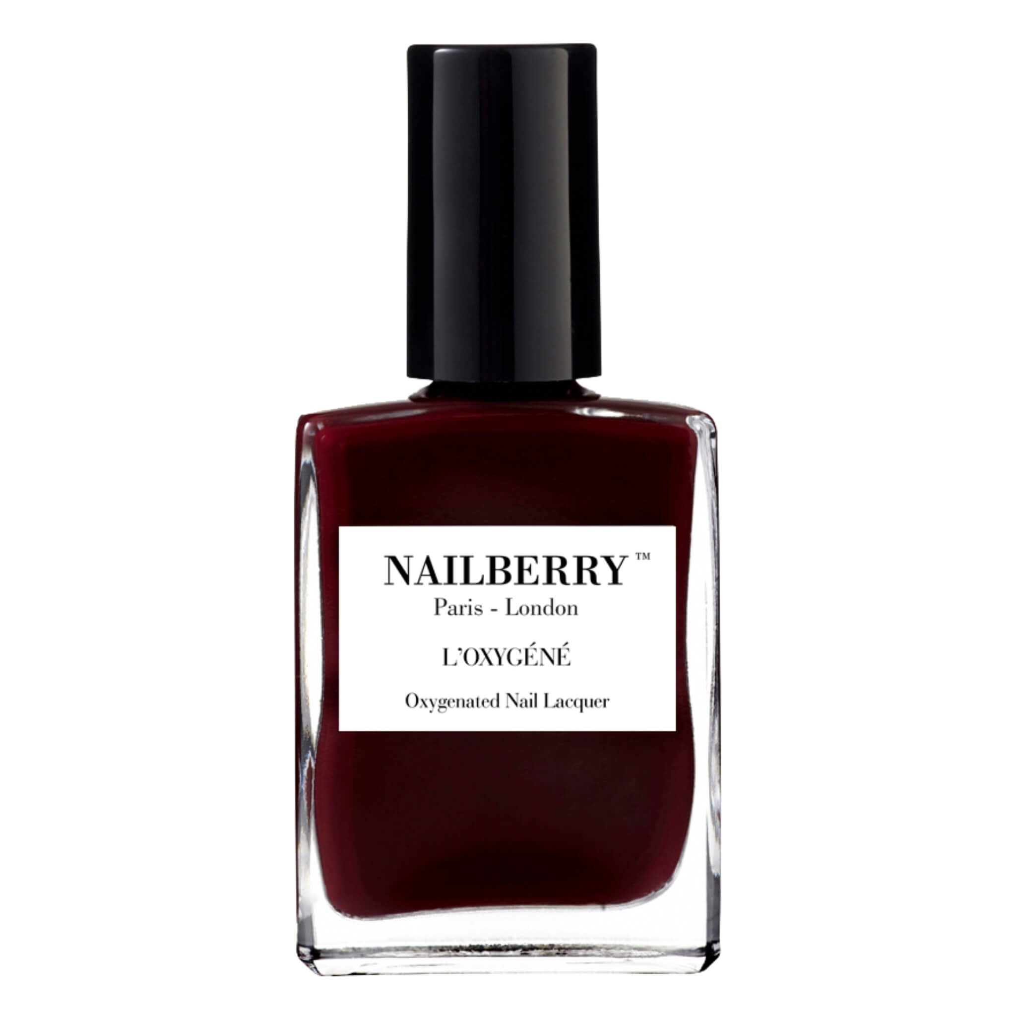 Oxygenated Nail Polish - Noirberry Blackberry Shade | Long-Lasting Breathable Nail Lacquer for Manicures & Pedicures | Perfect for Daily Wear, Special Occasions & Salon Use