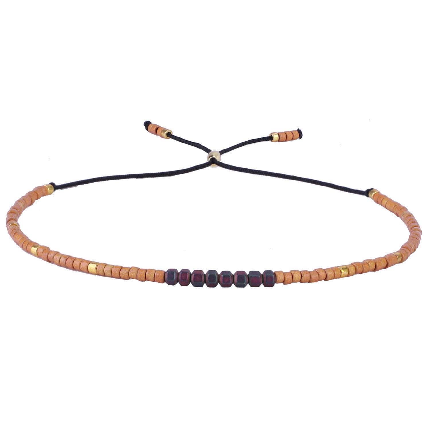 Handmade Miyuki Beads Friendship Bracelet for Women - Adjustable Charm Bracelet with C.QUAN CHI Design | Perfect Gift for Best Friends, Birthday, Anniversary & Everyday Wear