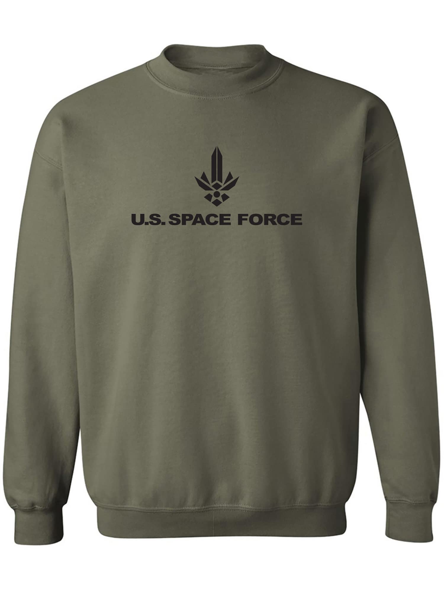 ZeroGravitee United States Space Force Logo Crewneck Sweatshirt | Men's & Women's Pullover Hoodie | Military Apparel & Casual Wear for Everyday Comfort