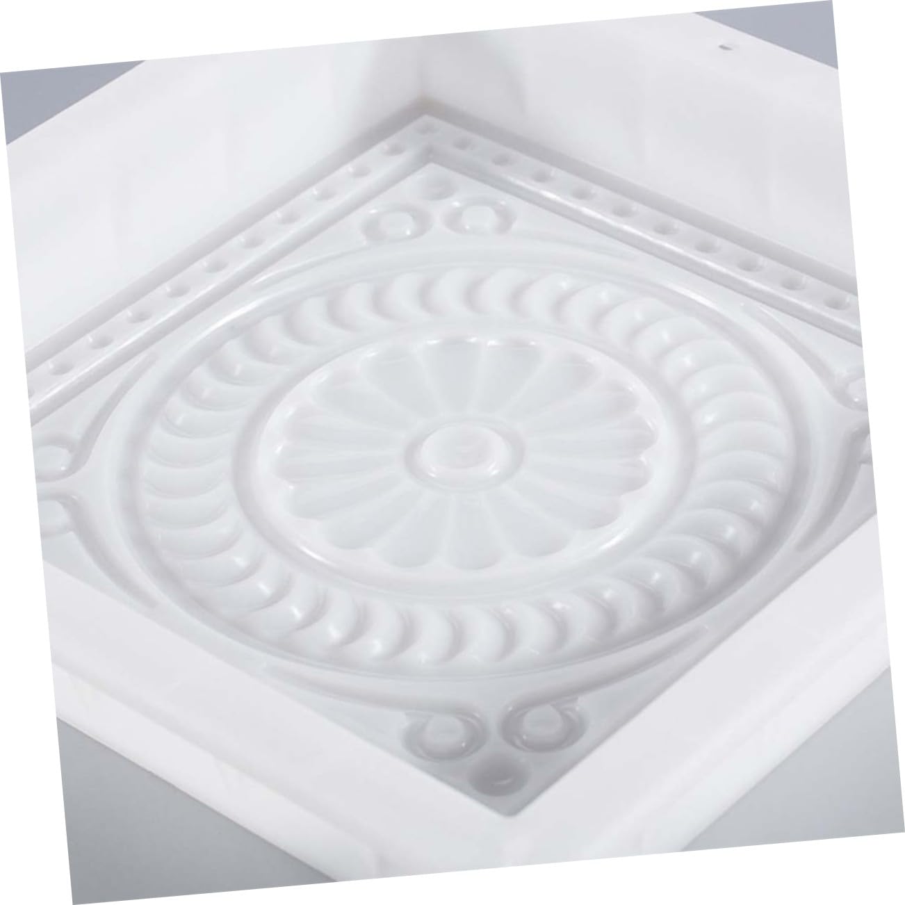 Kisangel Cpavement Mold - Concrete Stepping Stone Molds & Paver Molds for DIY Garden Path - White Antique Brick Design - Perfect for Patio, Walkway, and Landscape Decoration