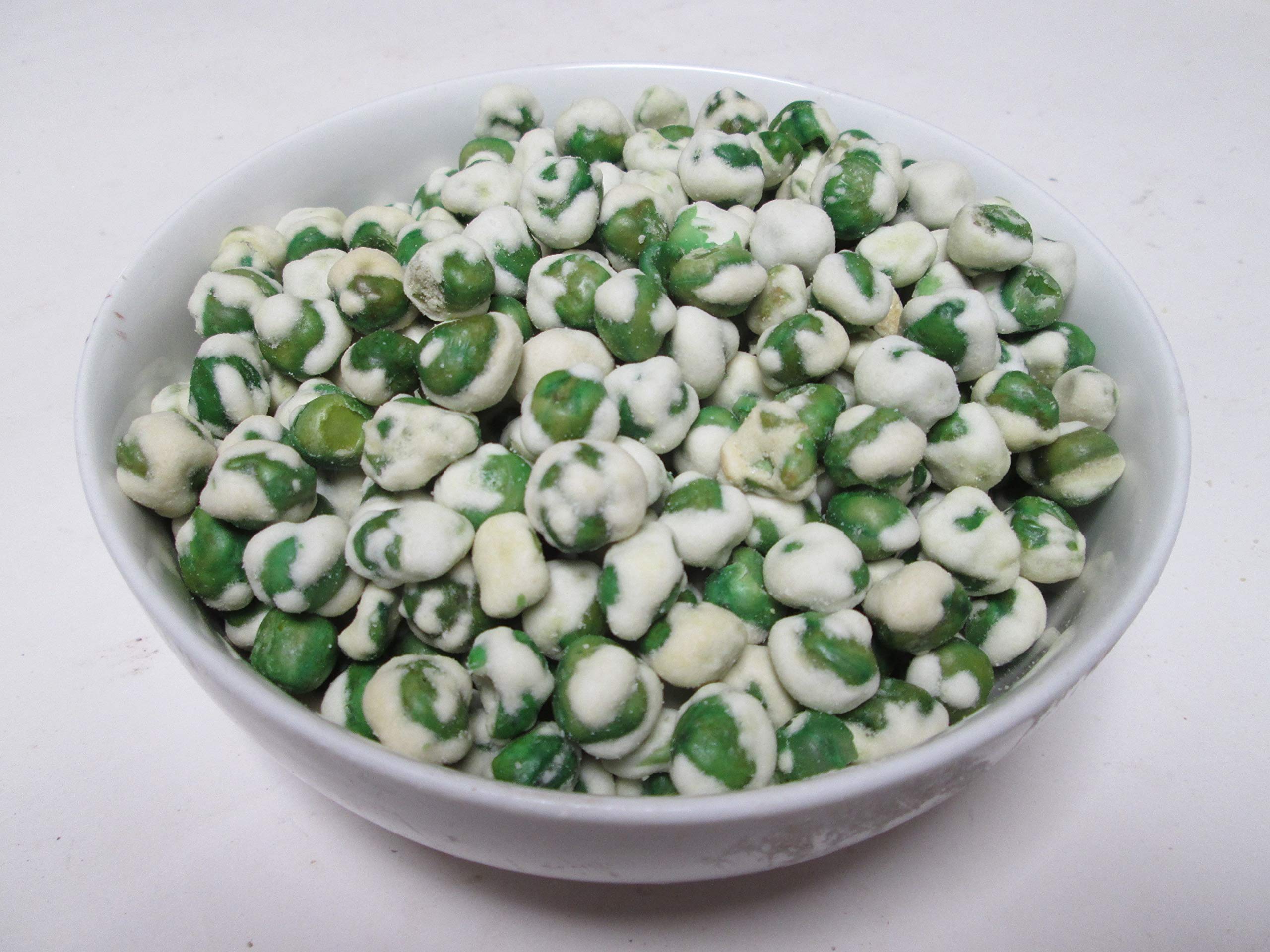 Crunchy Wasabi Coated Green Peas - 22 lbs Bulk Case - Healthy Vegan Snack for Parties, Office & Movie Nights