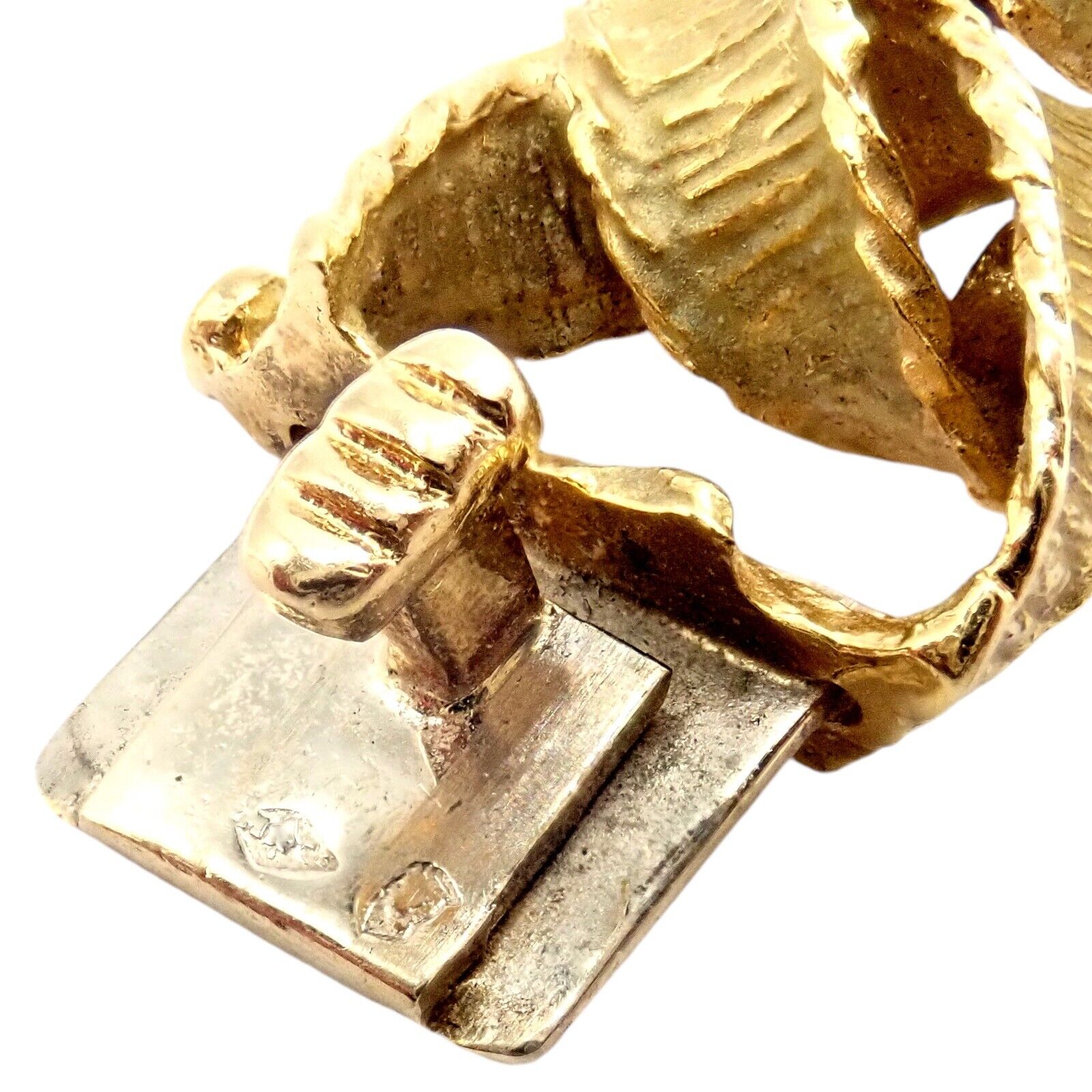 Authentic Vintage Tiffany & Co 18k Yellow Gold France Ribbon Curb Bracelet from 1987 - Luxury Jewelry Gift for Women, Perfect for Anniversaries & Special Occasions