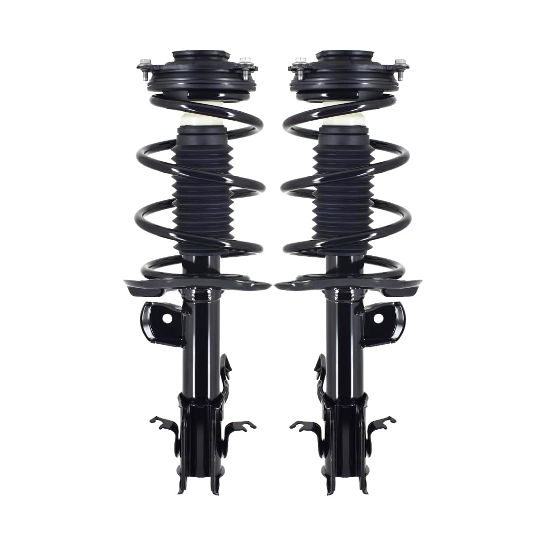 PM Auto Pair Front Left & Right Complete Strut Assembly with Coil Spring - Compatible with 2014-2019 Nissan Sentra | Smooth Ride & Easy Installation for Daily Commute & City Driving