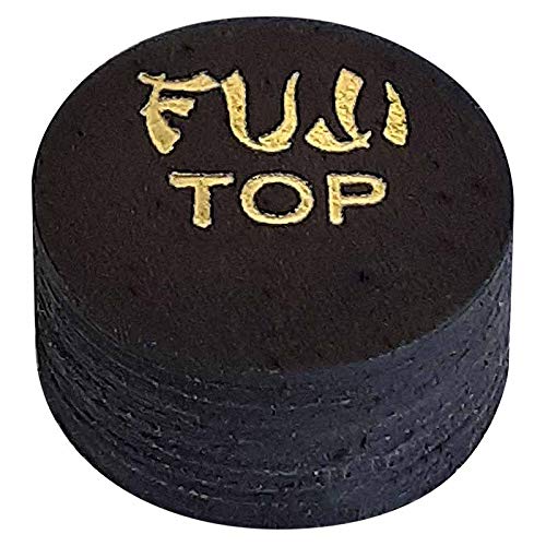 Longoni Fuji Pool Billiard Cue Tip - 1 Piece - Hard Black - Premium Snooker & Billiards Accessory for Professional Players