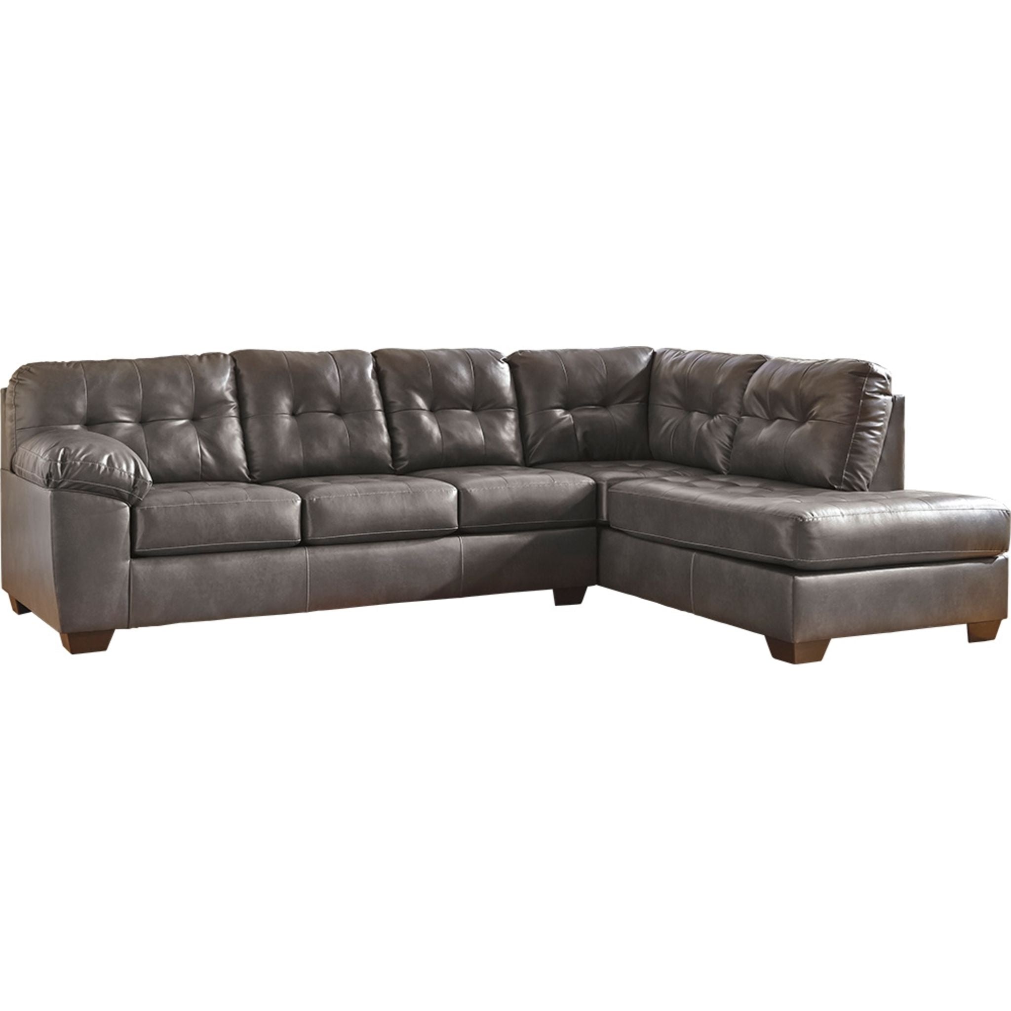 Alliston 2-Piece Sectional Sofa Set - Modern L-Shaped Couch with Chaise for Living Room, Lounge & Family Room Comfort