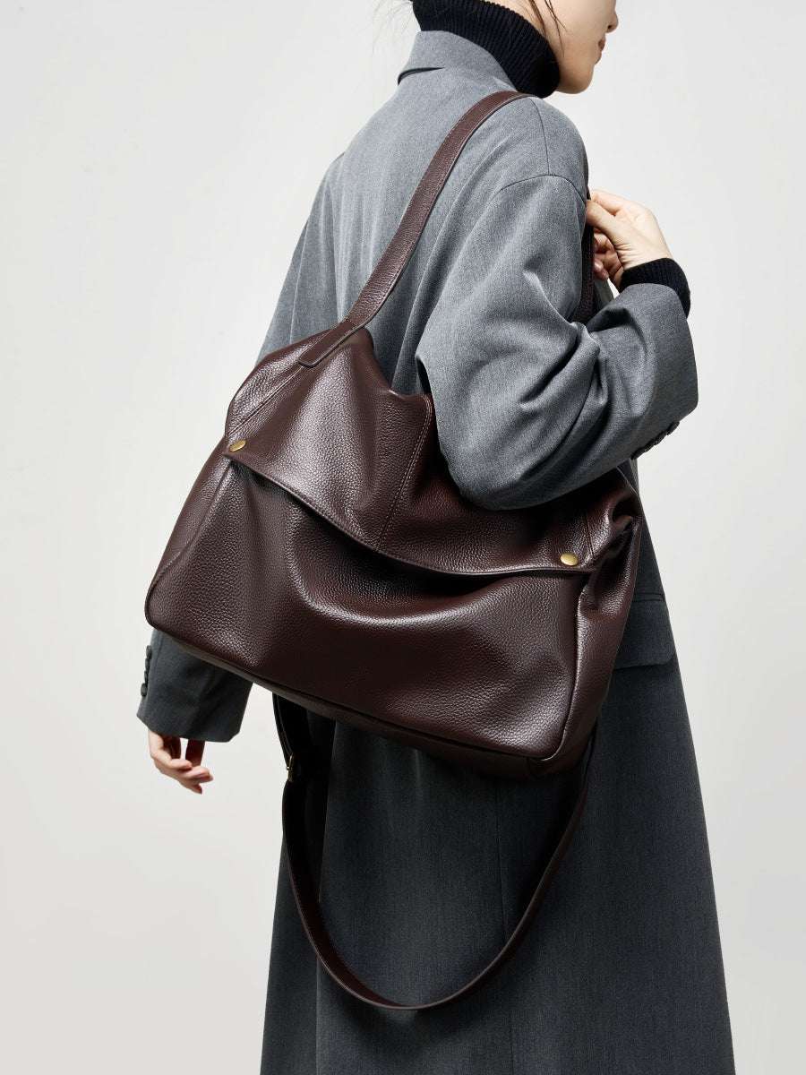 Premium Soft Leather Tote Bag for Women - Stylish & Durable Everyday Handbag - Perfect for Work, Travel & Shopping