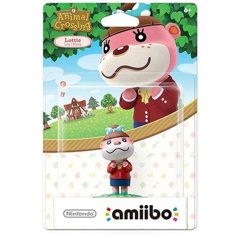 Nintendo Amiibo Action Figure - Lottie (Animal Crossing Series) - Perfect for Gaming Collectors & Party Decorations