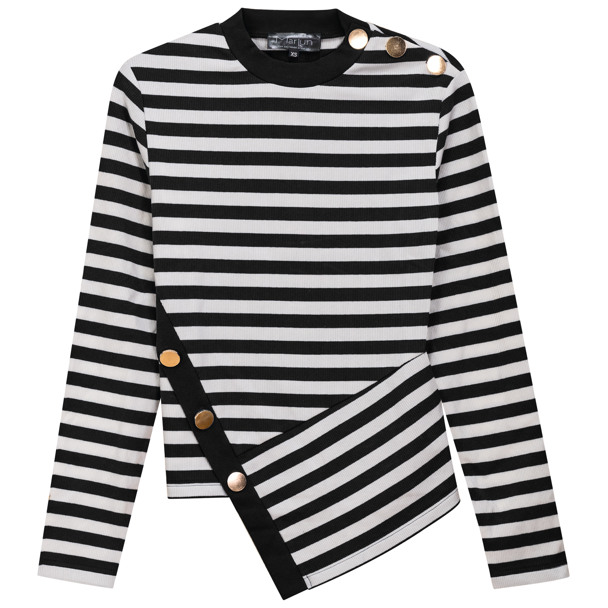 Fashionable Striped Asymmetrical Cut Top for Women - Trendy Off-Shoulder Blouse for Casual Outings & Summer Vacations
