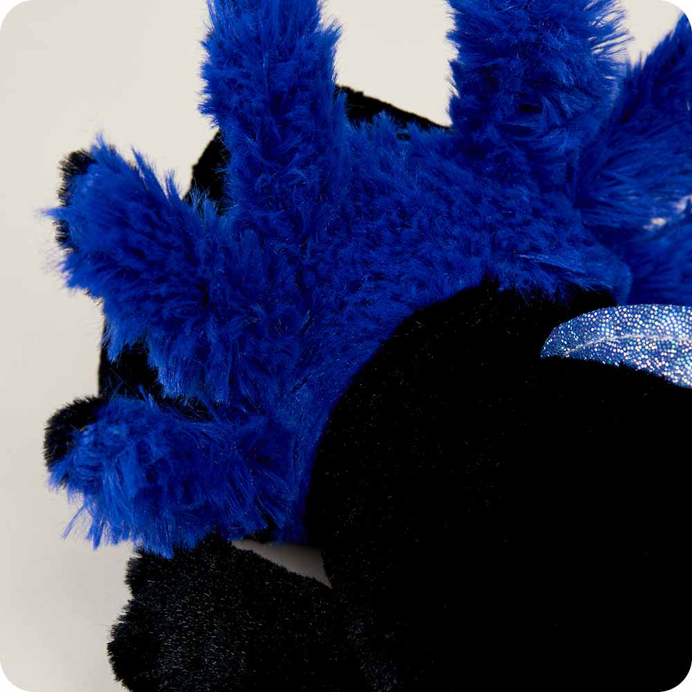 Black Axolotl Warmies - Adorable Plush Heating Pad for Kids & Adults | Perfect for Stress Relief, Anxiety Comfort & Cold Weather Warmth | Microwaveable Heat Therapy Stuffed Animal for Home, Office & Travel Use
