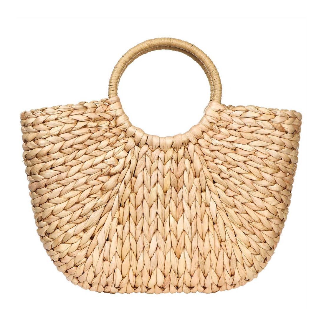 Women's Large Straw Beach Tote Bag - Handwoven Hobo Summer Bag for Beach, Pool, Picnic & Outdoor Adventures