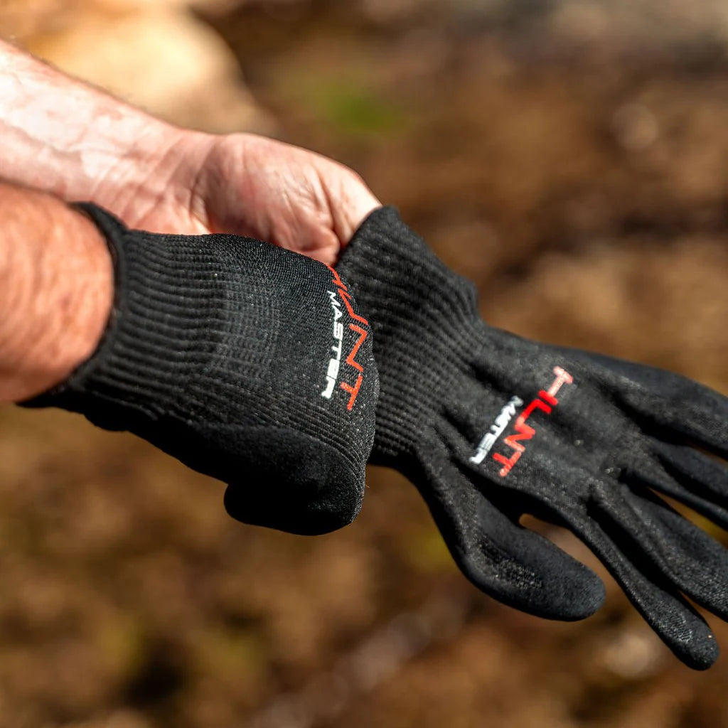 Hunt Master Tuff Dive Gloves - Anti-Cut Protection with Dyneema Fiber for Scuba Diving, Spearfishing & Water Sports