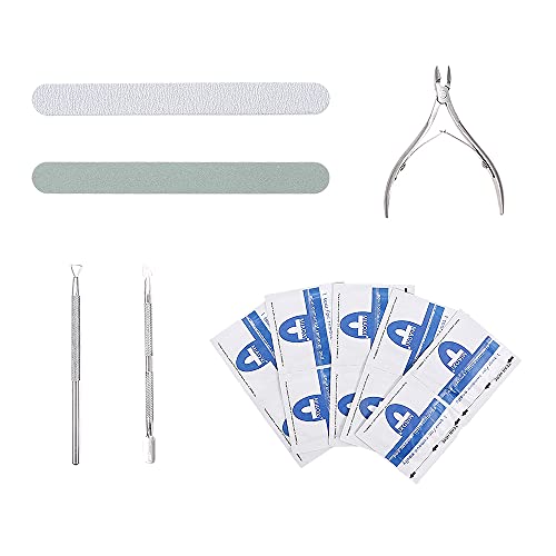 Professional DIY Nail Art Kit - 12-Piece Manicure Set with Steel Cuticle Pusher, Nail Files, Polish Buffer, Dead Skin Scissors & Callus Remover for Home Salon & Professional Nail Care