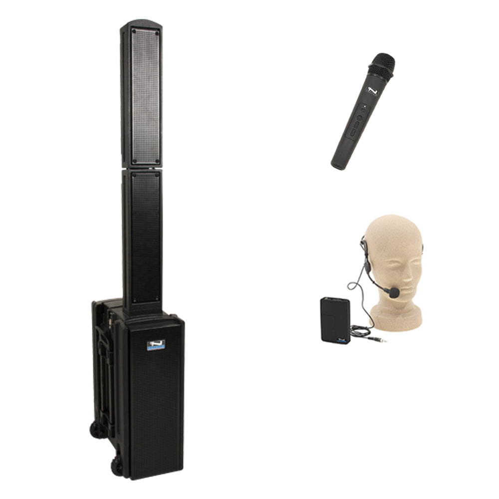 Anchor Audio Beacon (U2) Portable Bluetooth Speaker with 2 Wireless Microphones - Perfect for Outdoor Events, Parties & Presentations