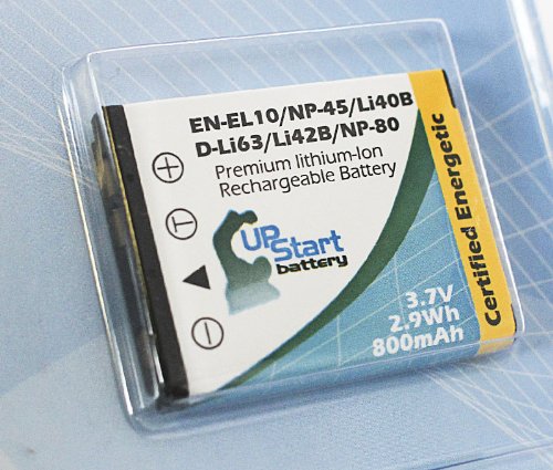 2 Pack NP-80 NP-82 Battery & Charger Kit for Exilim EX-Z33 - Travel & Home Use