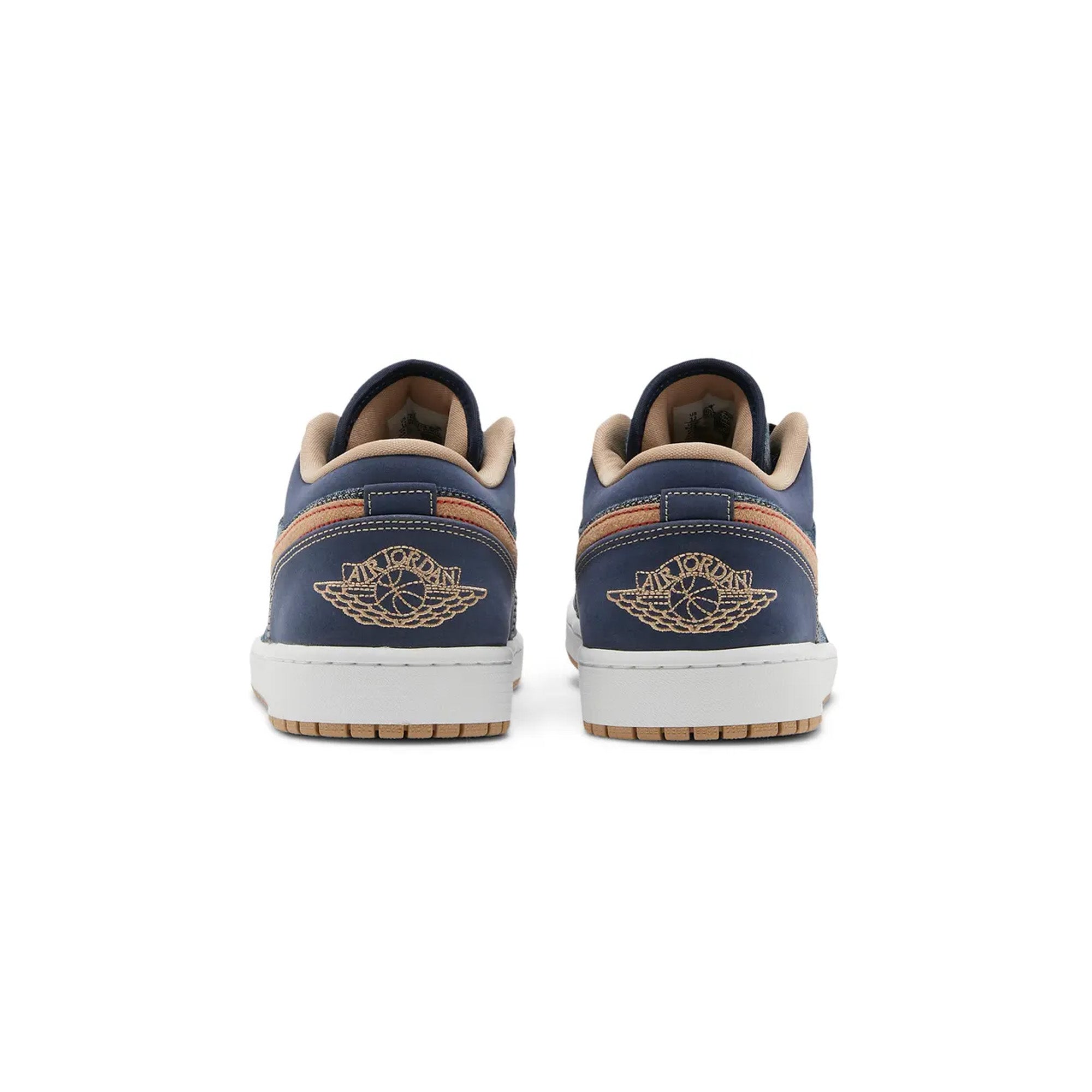 Air Jordan 1 Low SE Denim GS Sneakers for Girls (2021) - Comfortable Basketball Shoes for School, Sports & Casual Wear