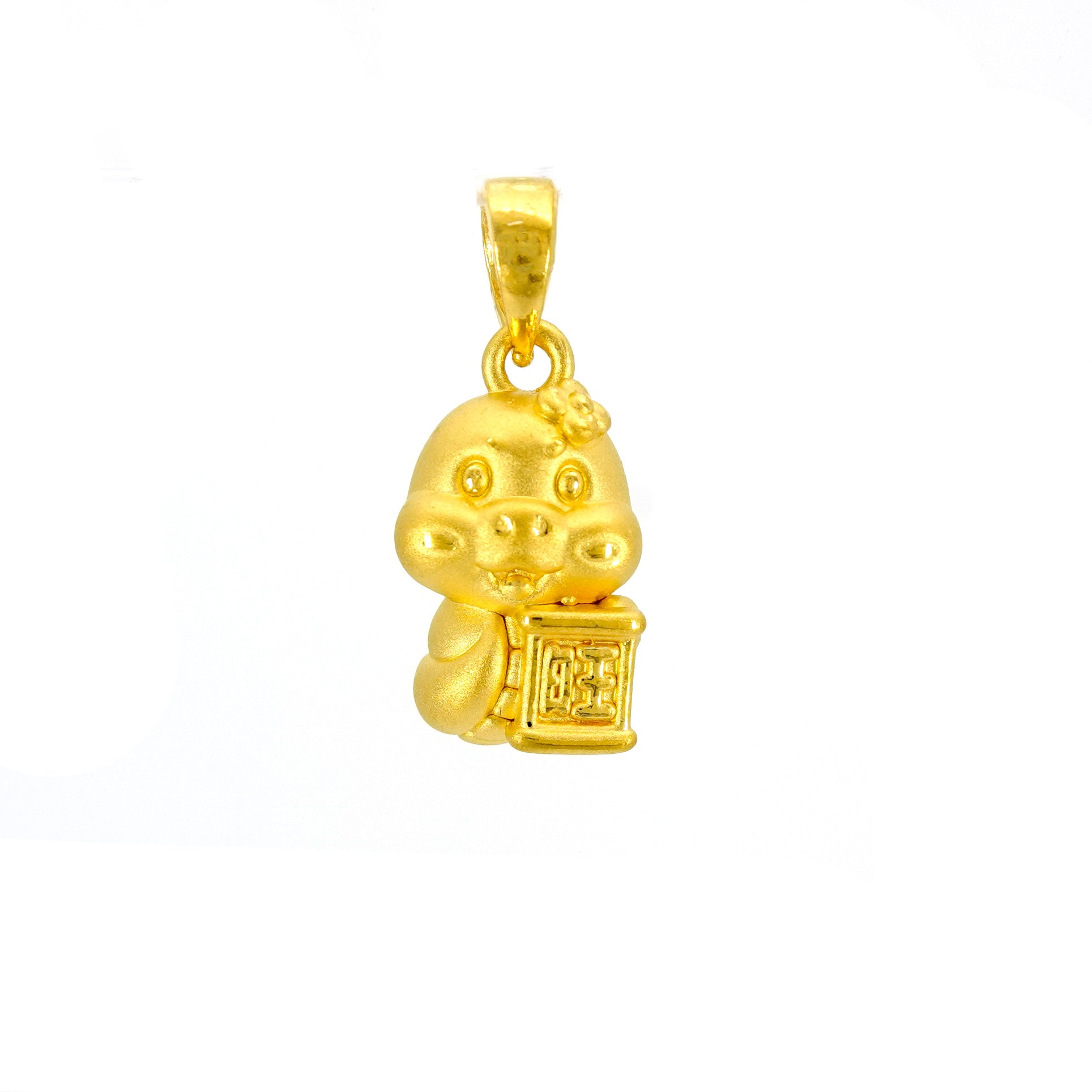 24K Gold Snake Pendant Necklace - Elegant Jewelry for Women & Men - Perfect for Gifts, Parties, and Fashion Accessories