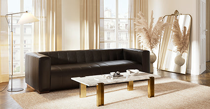 Canale 86 Sofa - Modern Comfortable Living Room Couch for Small Spaces, Apartments & Cozy Home Decor