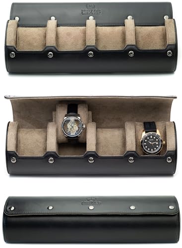 Saffiano Real Leather/4-watch case