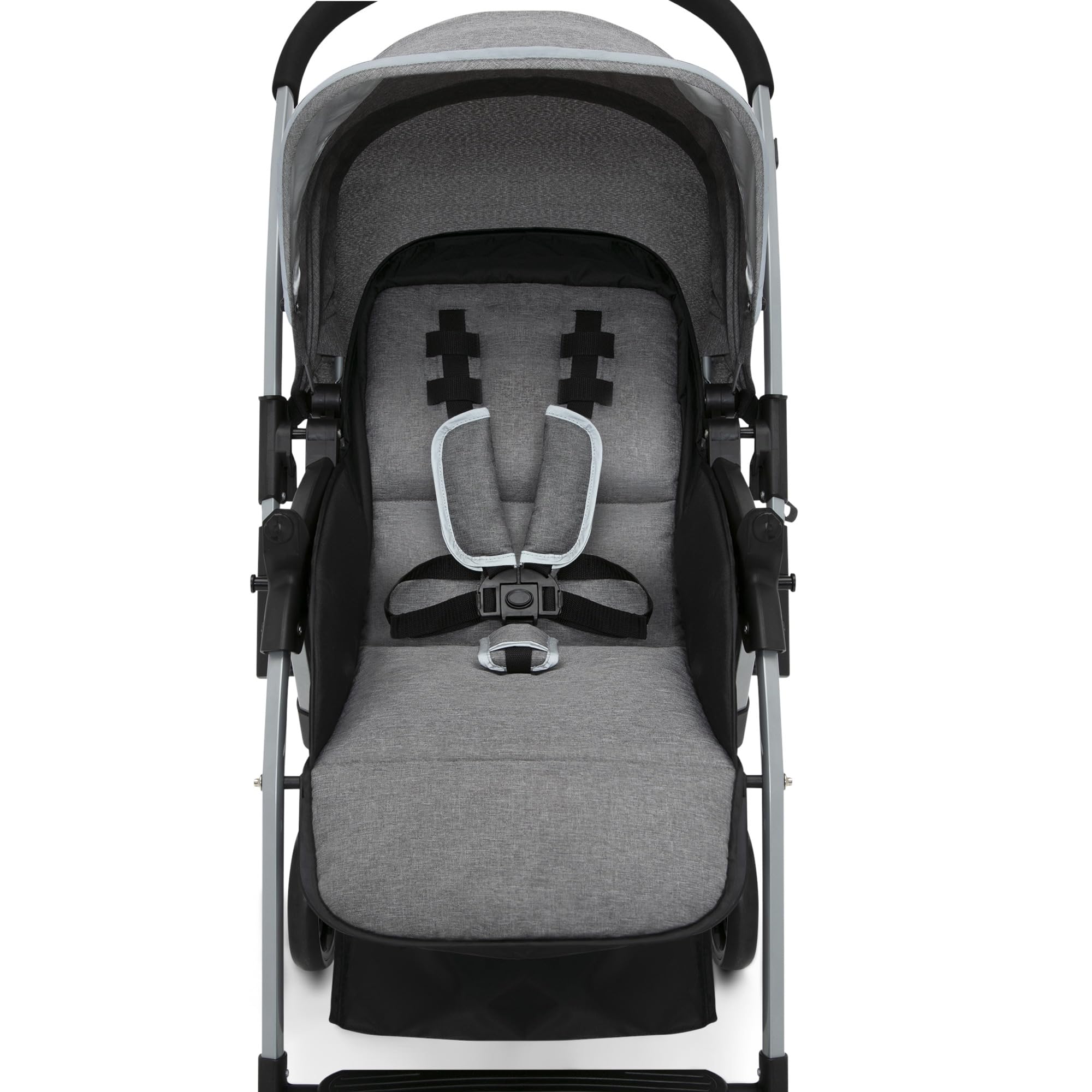Jeep Unlimited Reversible Handle Stroller - Grey Tweed Baby Stroller with Adjustable Seat | Perfect for Newborns, Toddlers & Travel | Lightweight Compact Design for Shopping, Park Walks & Airplane Travel