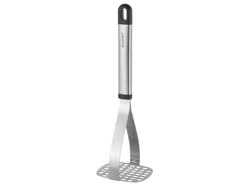 BergHOFF Essentials Stainless Steel 10.75 Inch Potato Masher - Perfect for Mashing Potatoes, Vegetables & Fruits in the Kitchen