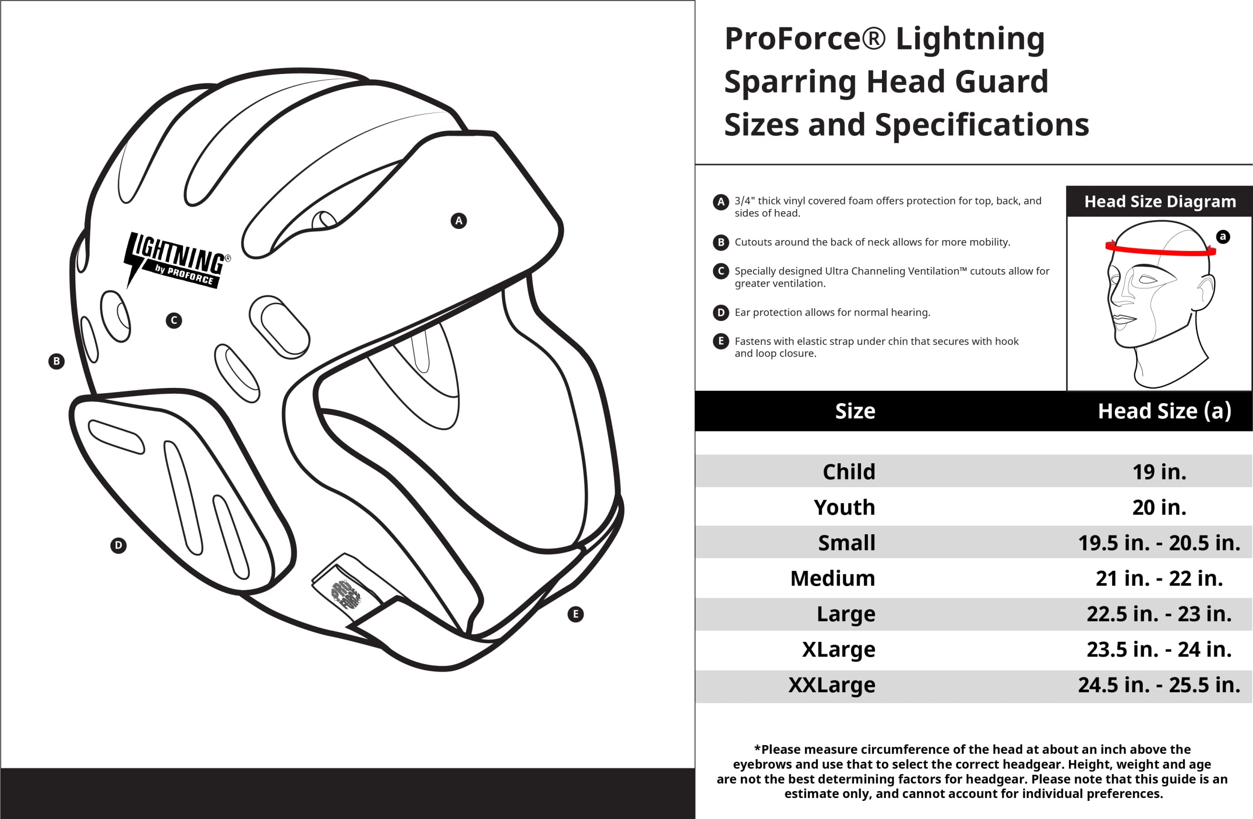 ProForce Lightning Sparring Headgear - Silver - Medium | Boxing & MMA Training Gear for Adults | Perfect for Sparring, Kickboxing & Martial Arts Practice