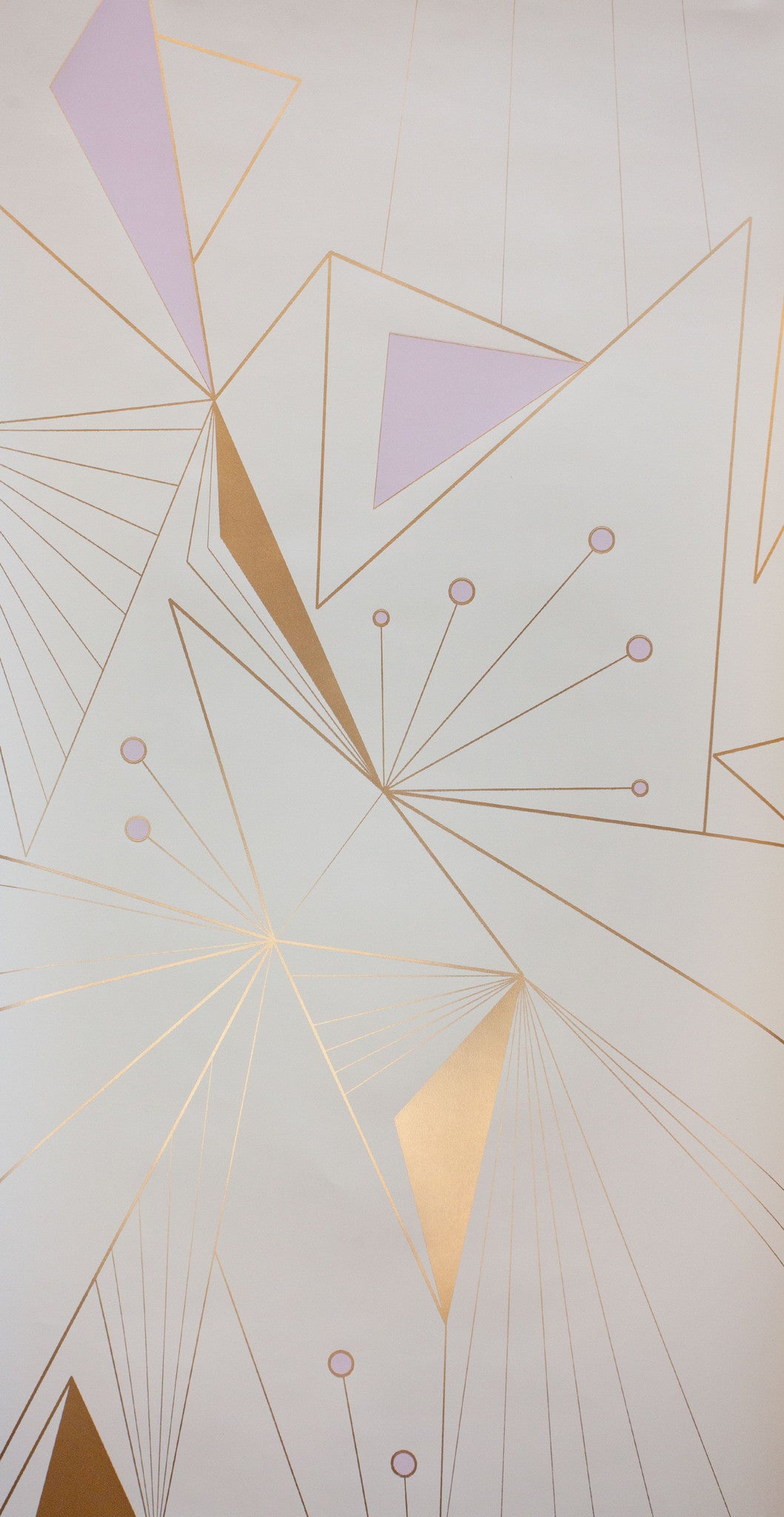DecoPrism Metallic Bronze & Lavender Mist Peel and Stick Wallpaper - Self-Adhesive Removable Wallpaper for Bedroom, Living Room, and Office Decor