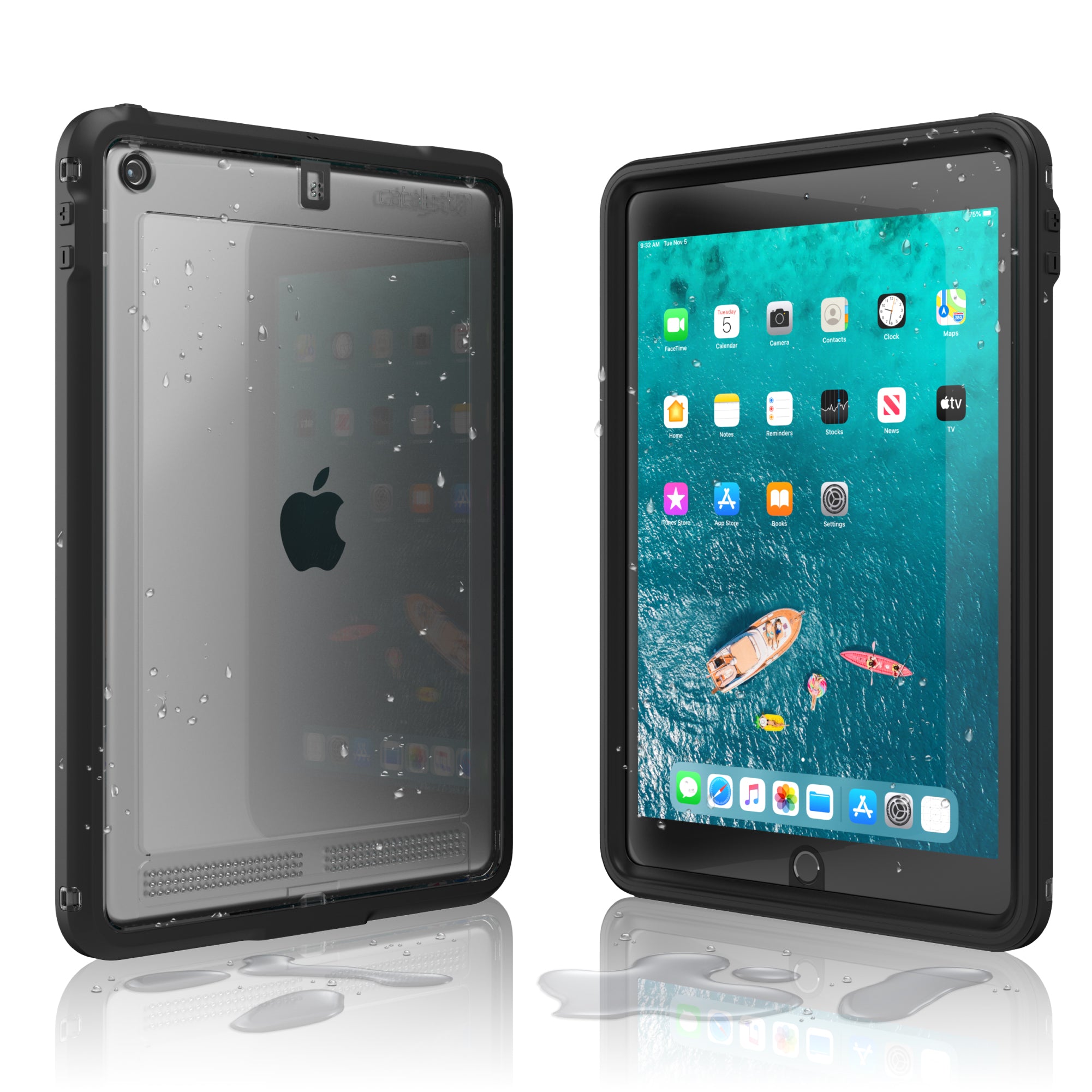 Waterproof Case for iPad 10.2 Inch (9th/8th/7th Generation) - Shockproof & Dustproof Protective Cover for Swimming, Beach, Outdoor Activities