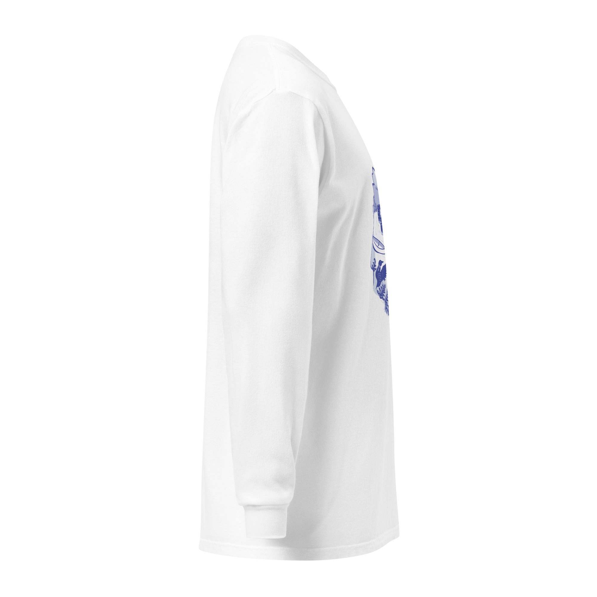 ADK Roots Premium Heavyweight Long Sleeve T-Shirt for Men - Soft Cotton Crewneck Shirt for Workout, Gym & Casual Wear