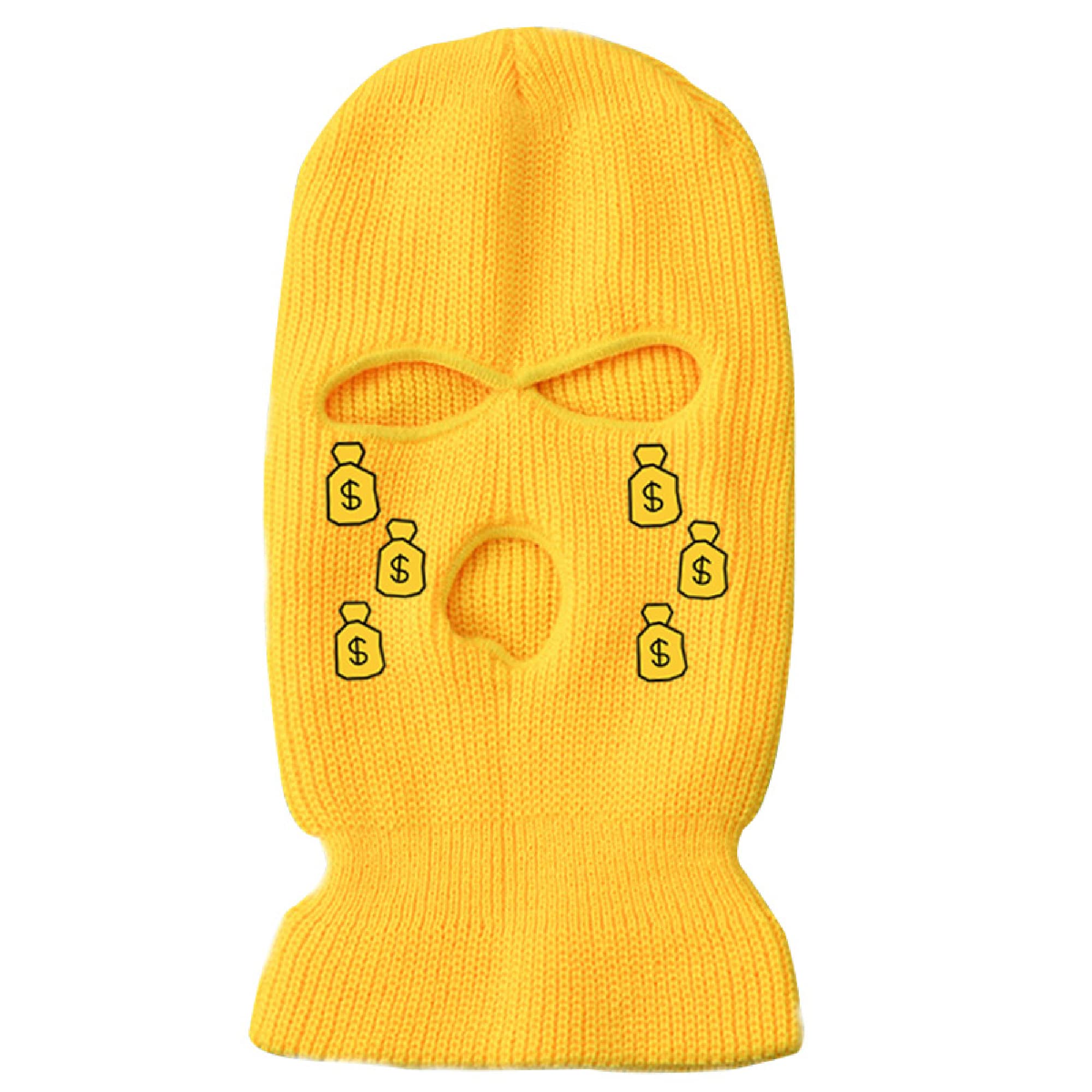 IMSWW 3-Hole Wool Knit Ski Mask - Winter Warm Windproof Balaclava for Skiing, Snowboarding, Cycling & Outdoor Activities