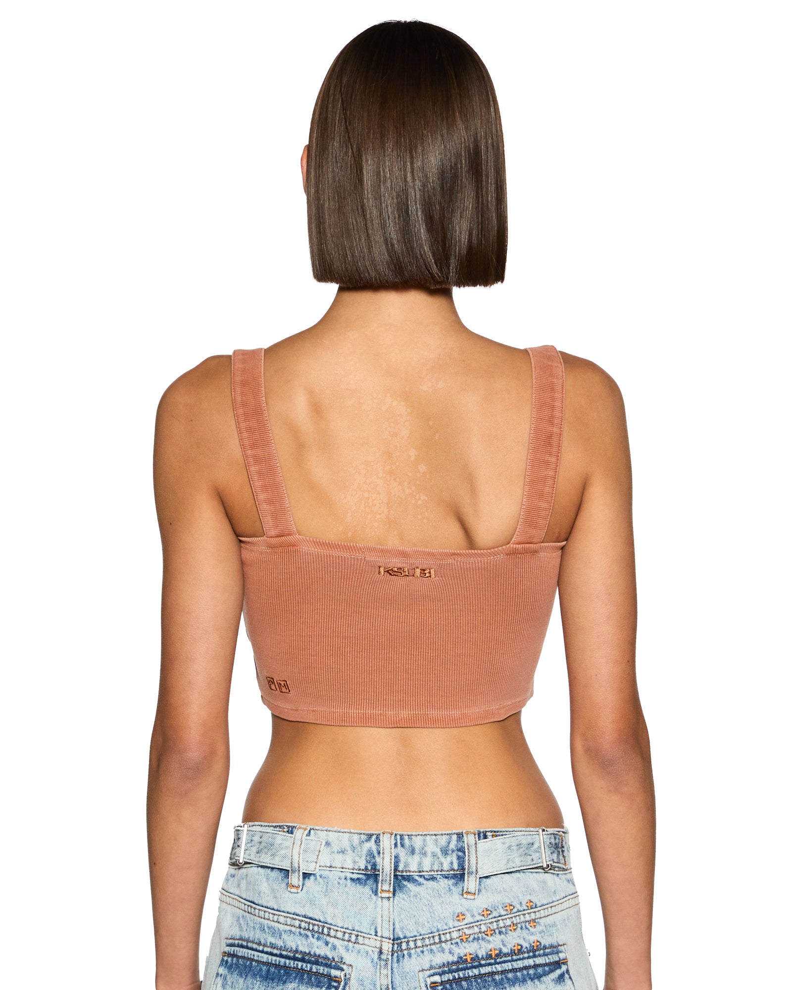 SYNDICATE BUCKLE TANK SUNBURN - Women's Fashion Casual Top with Adjustable Buckle Straps for Summer Beach Outfits and Outdoor Activities