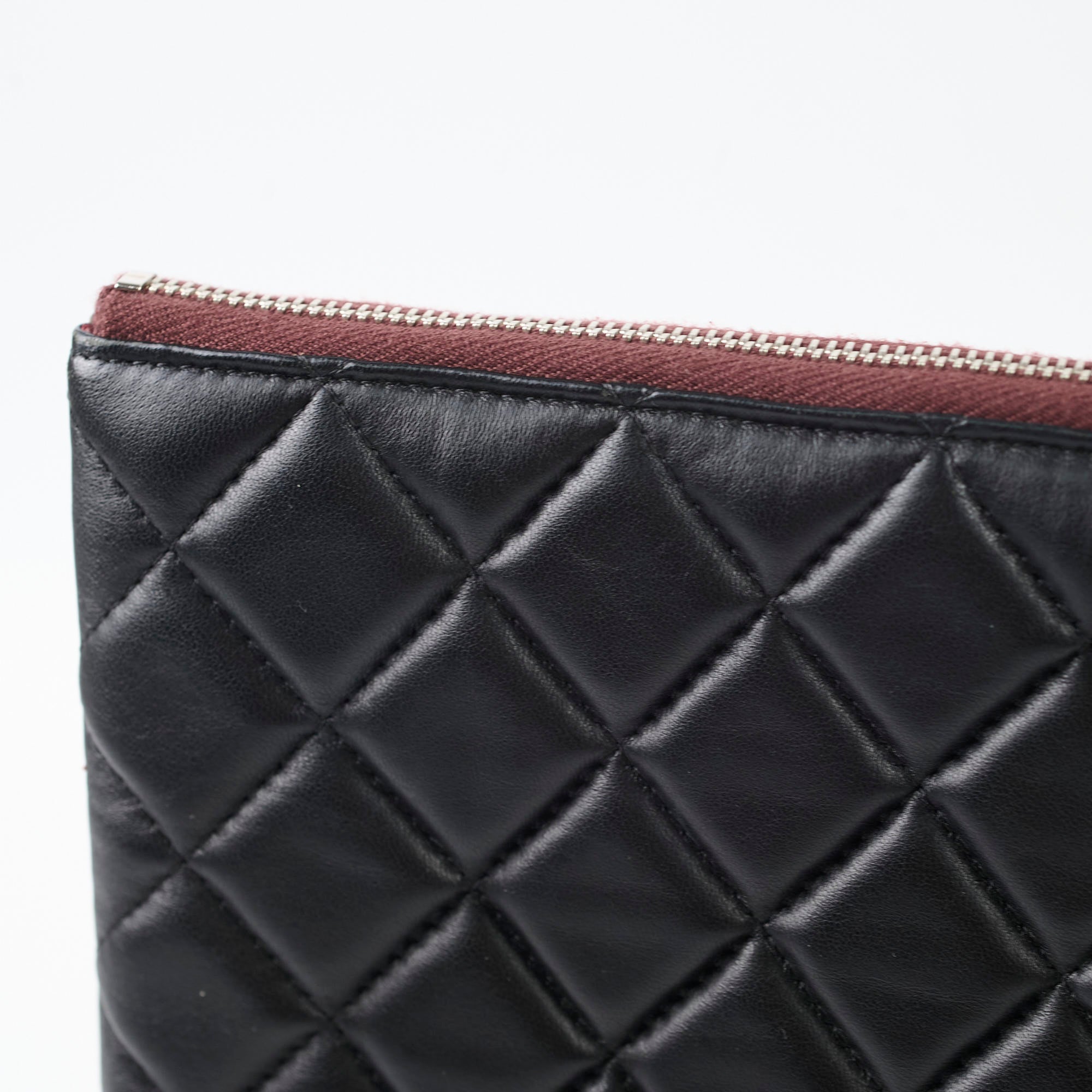 Chanel O Case Lambskin Leather Wallet Black (20 Series) - Luxury Women's Small Wallet for Everyday Use & Gift Giving