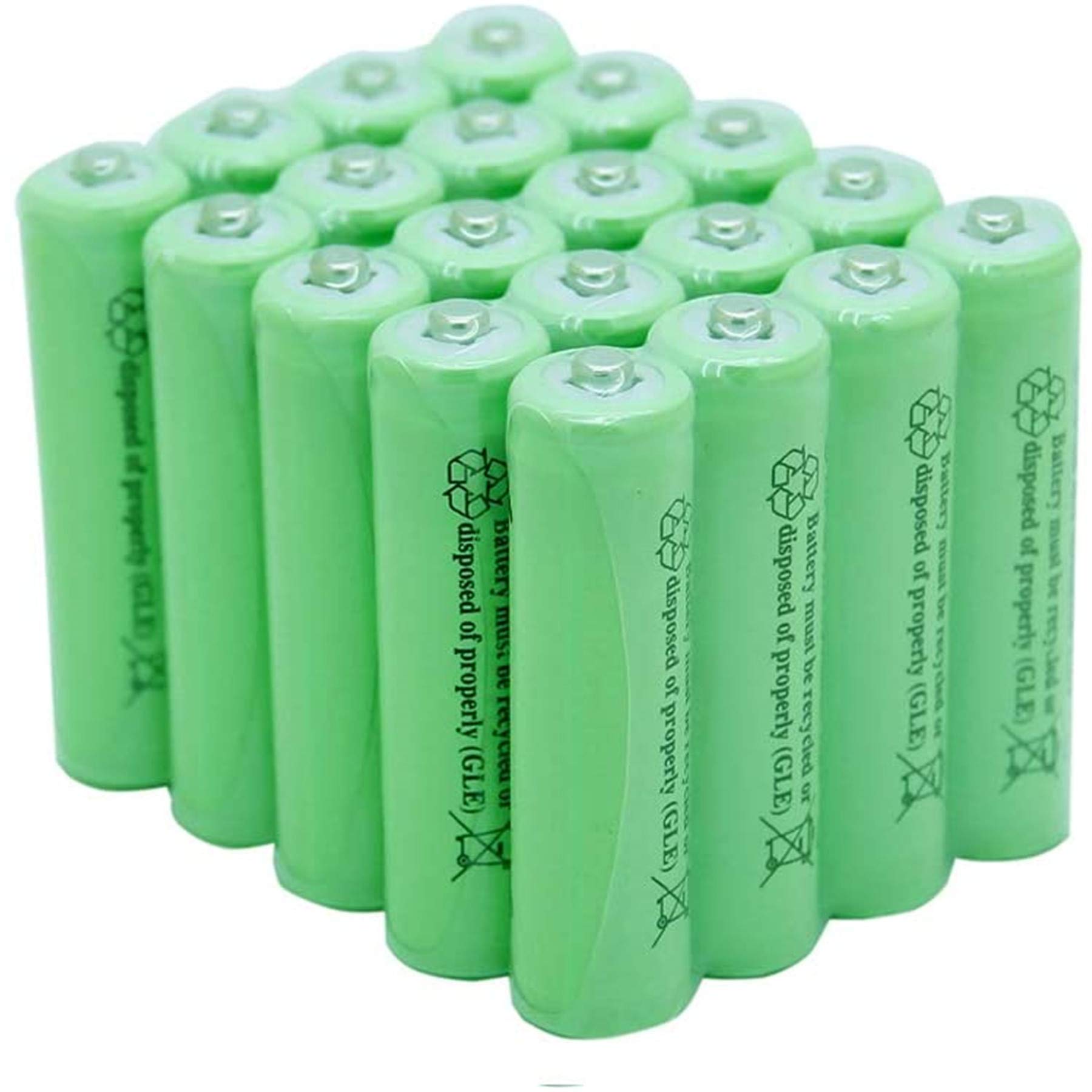 GEILIENERGY AA Rechargeable NiCD Batteries 1.2V 600mAh High Capacity - 20 Pack for Solar Lights, Garden Lights, Yard Lights | Long Lasting Power for Outdoor Lighting & Home Use
