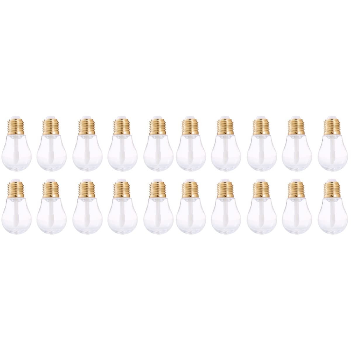 ULTECHNOVO 20 Pack Refillable Empty Lip Gloss Tubes with Applicator Wands - DIY Lip Balm Bottles for Makeup Artists & Beauty Enthusiasts | Perfect for Custom Lip Gloss, Salons, and Home Use