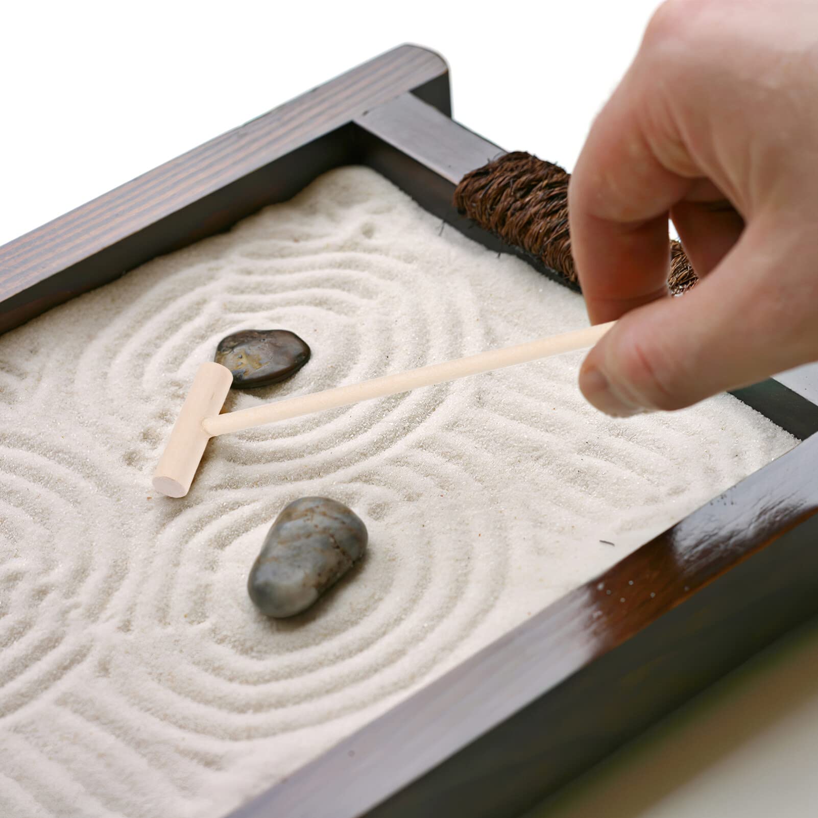 12PCS Mini Zen Garden Rake Tools Set - Bamboo Sand Rake for Meditation, Desktop Zen Garden Decor - Perfect for Home Office, Stress Relief & Mindful Relaxation