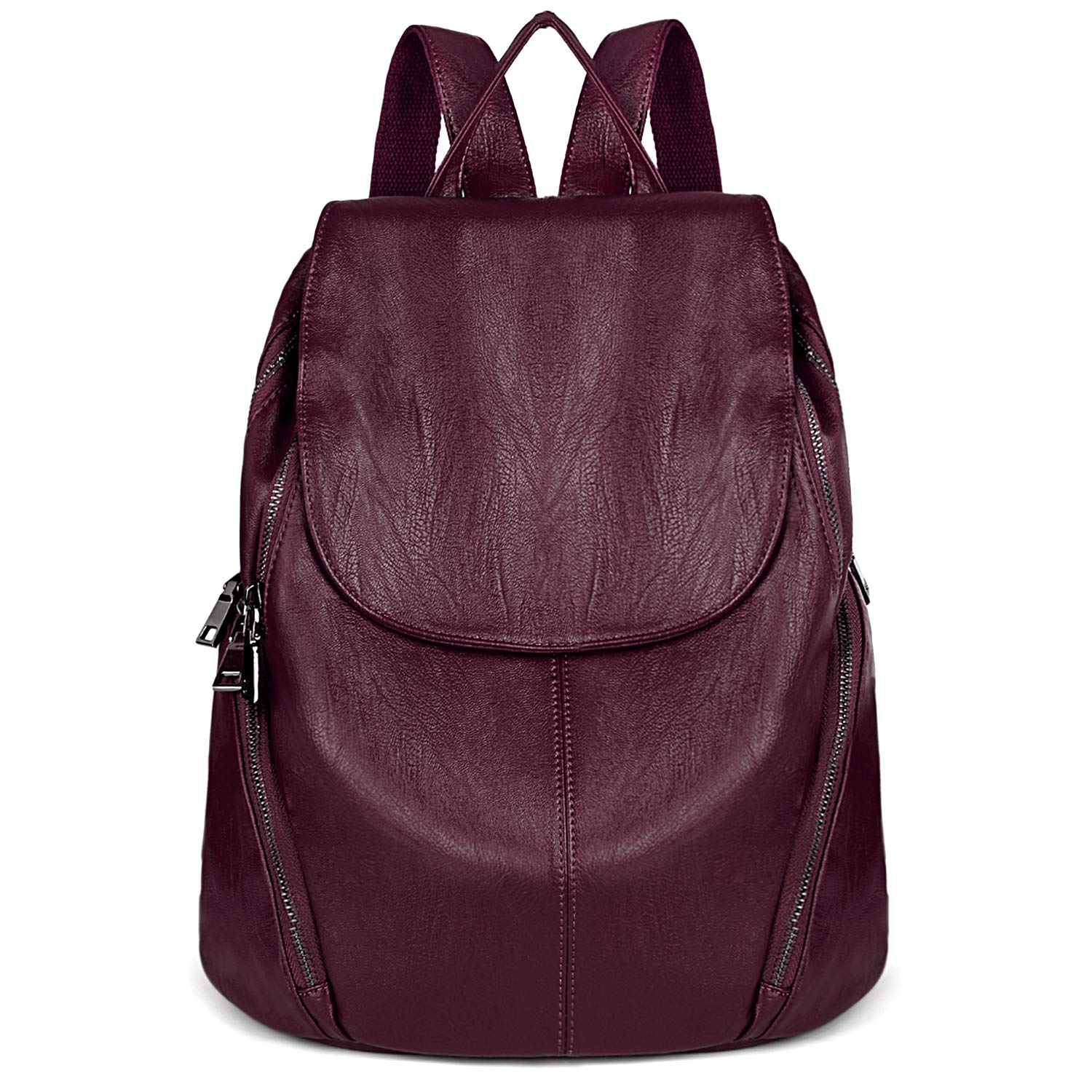 UTO Women's Faux Leather Large Capacity Backpack - Stylish & Durable for Work, Travel & Everyday Use