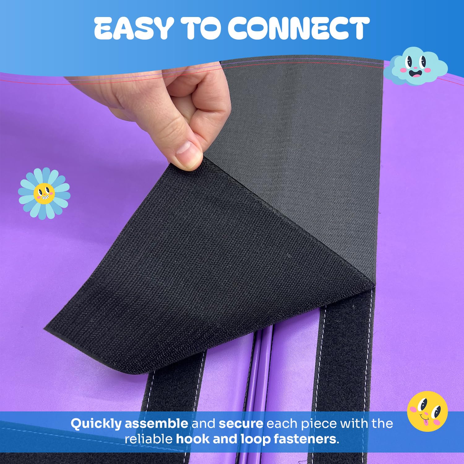 New Bounce Toddler Climbing Toys - Soft Foam Play Set for Kids Ages 1-5 - Safe Indoor Gym Equipment for Toddlers - Non-Toxic Foam Blocks for Crawling & Climbing - Perfect for Playrooms, Daycares & Home Learning Spaces