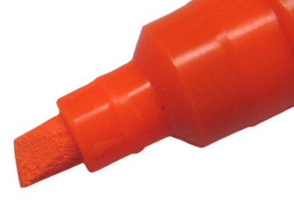 NeoChalk Liquid Chalk Marker - Chisel Tip, Vibrant Orange - Perfect for Whiteboards, Glass, Windows, and DIY Crafts