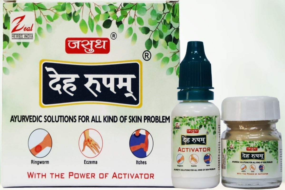 JASUDH DEH ROOPAM - Organic Eczema & Psoriasis Relief Cream for Itchy Skin, Rashes, Inflammation & Redness | Soothes Dry, Flaky Patches | Dermatologist-Tested for Sensitive Skin | Perfect for Daily Moisturizing & Nighttime Skin Repair