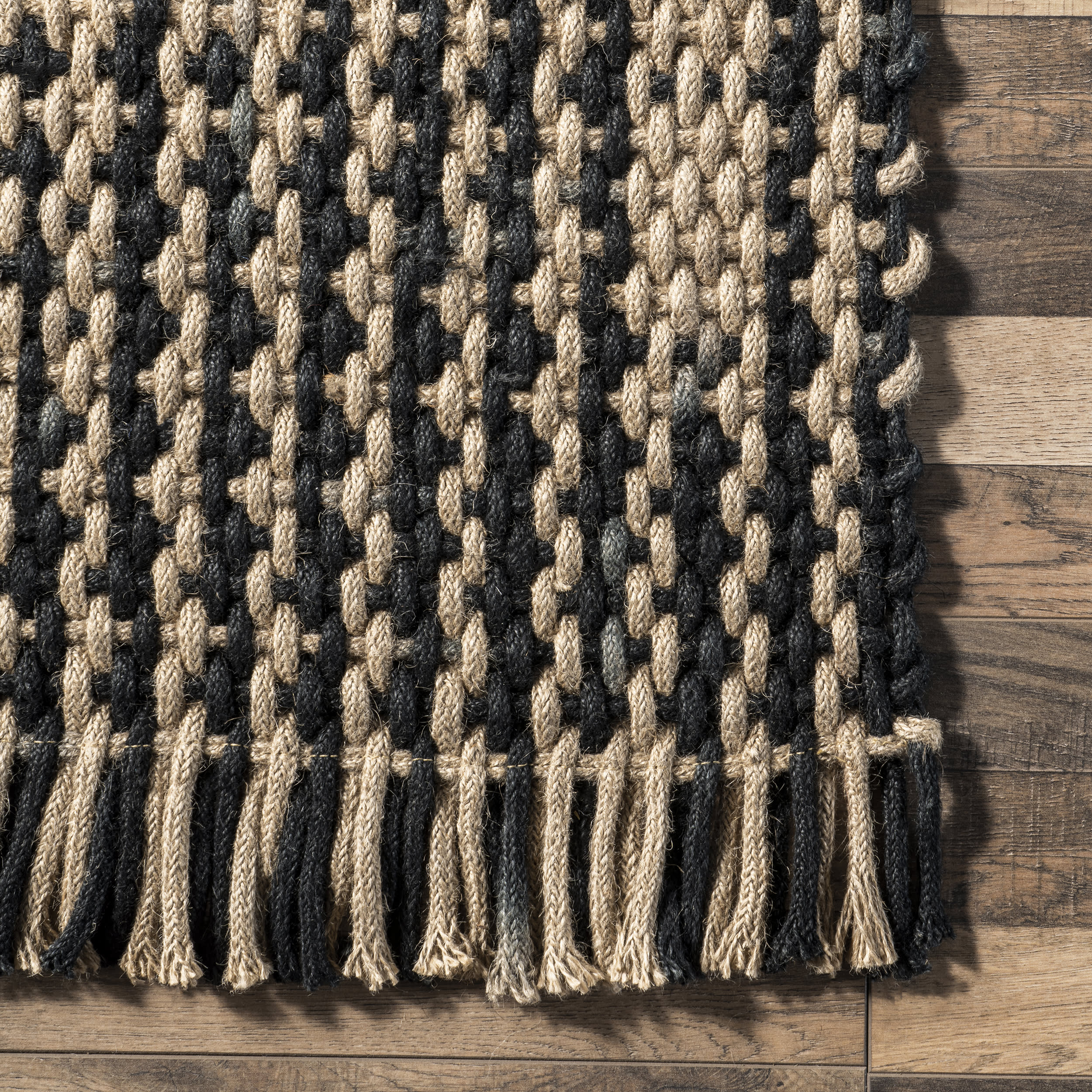 Premium Handmade Arya Jute Rug - Natural Fiber Floor Decor for Boho, Farmhouse & Coastal Living Rooms - Eco-Friendly & Durable Home Accent