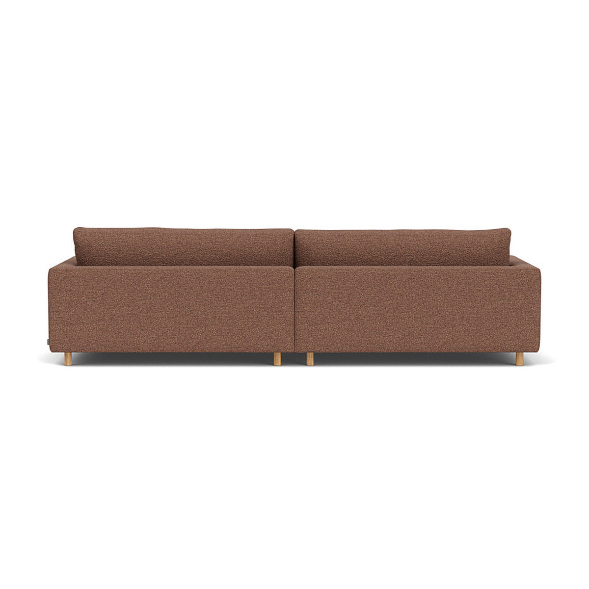 Modern Dylan Boucle 4-Seater Sofa - Soft Chenille Fabric Sectional Couch for Living Room, Lounge & Family Room - Comfortable Mid-Century Style Sofa for Home Decor