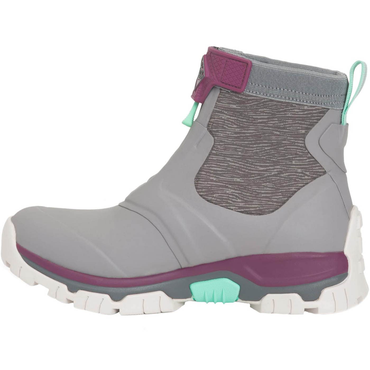 MUCK Women's Apex Zip High-Performance Waterproof Short Ankle Rubber Hiking Boots - Lightweight & Durable for Outdoor Adventures, Hunting, and Farm Work