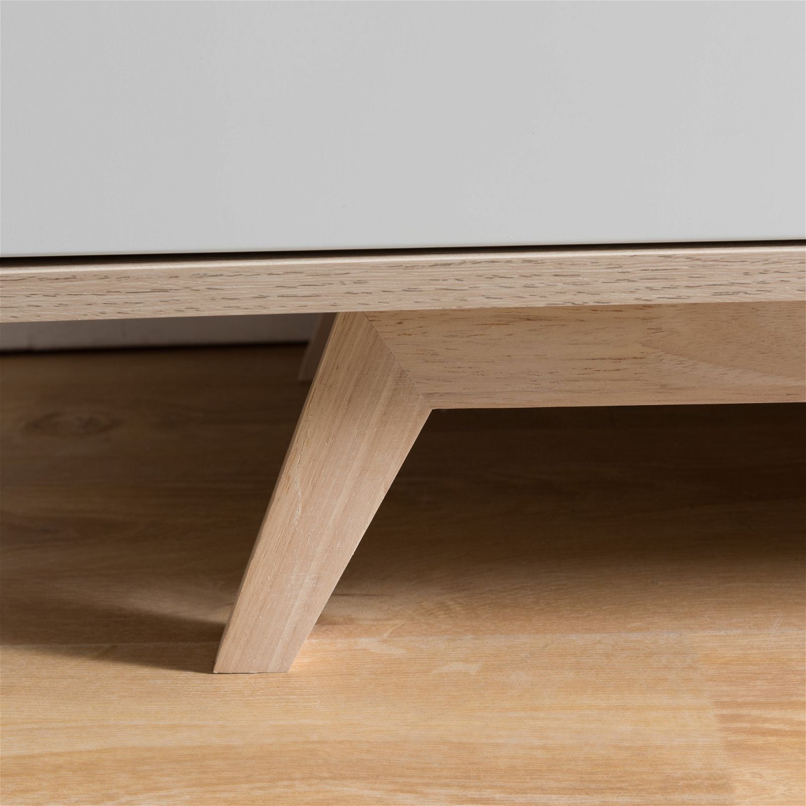NOVA LL Entertainment Unit - Solid Oak TV Stand with Storage Shelves by Tauris | Perfect for Living Room Home Theater Setup