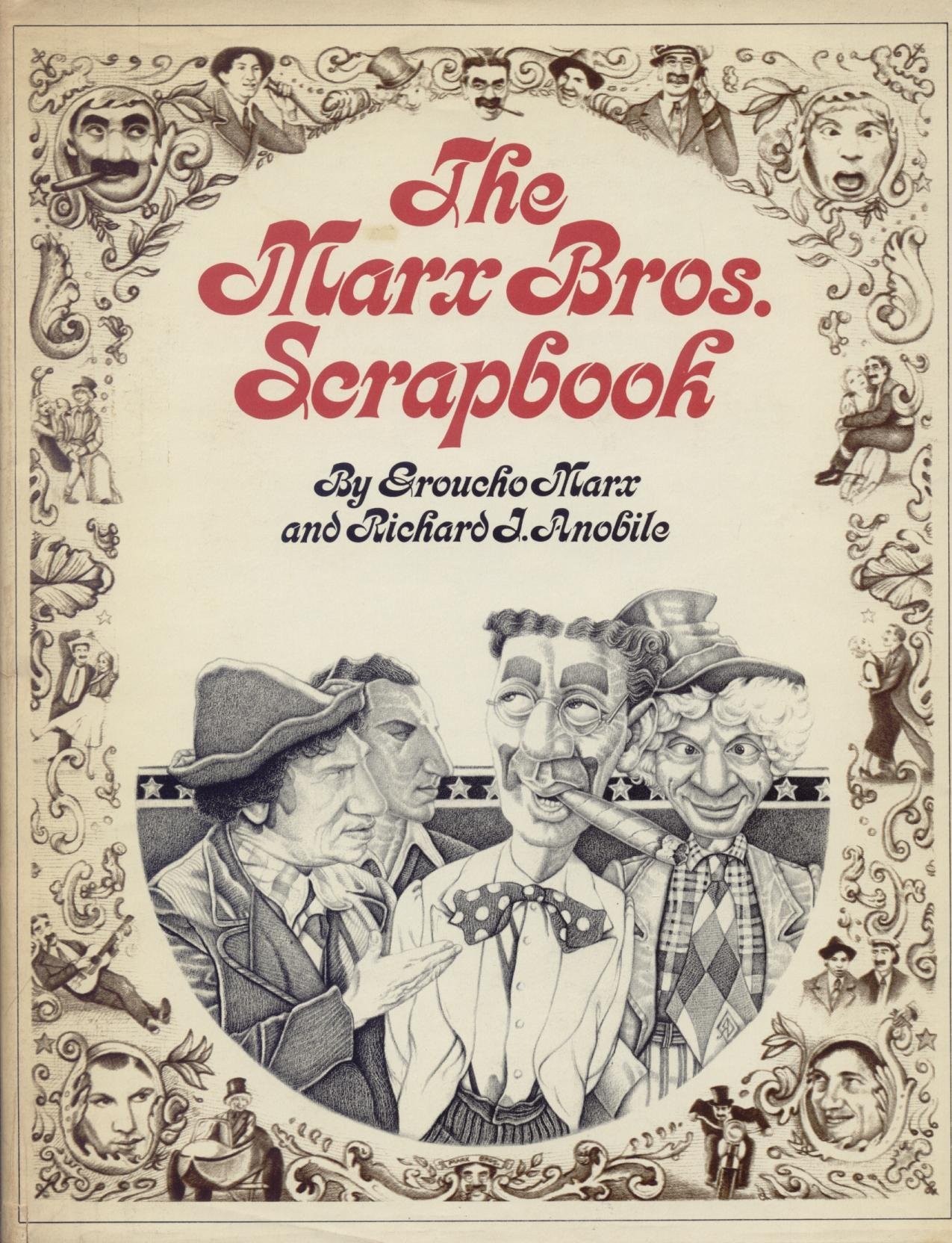 The Marx Bros. Scrapbook - Vintage Comedy Collectible Book for Fans | Perfect for Movie Memorabilia Collections & Classic Film Enthusiasts