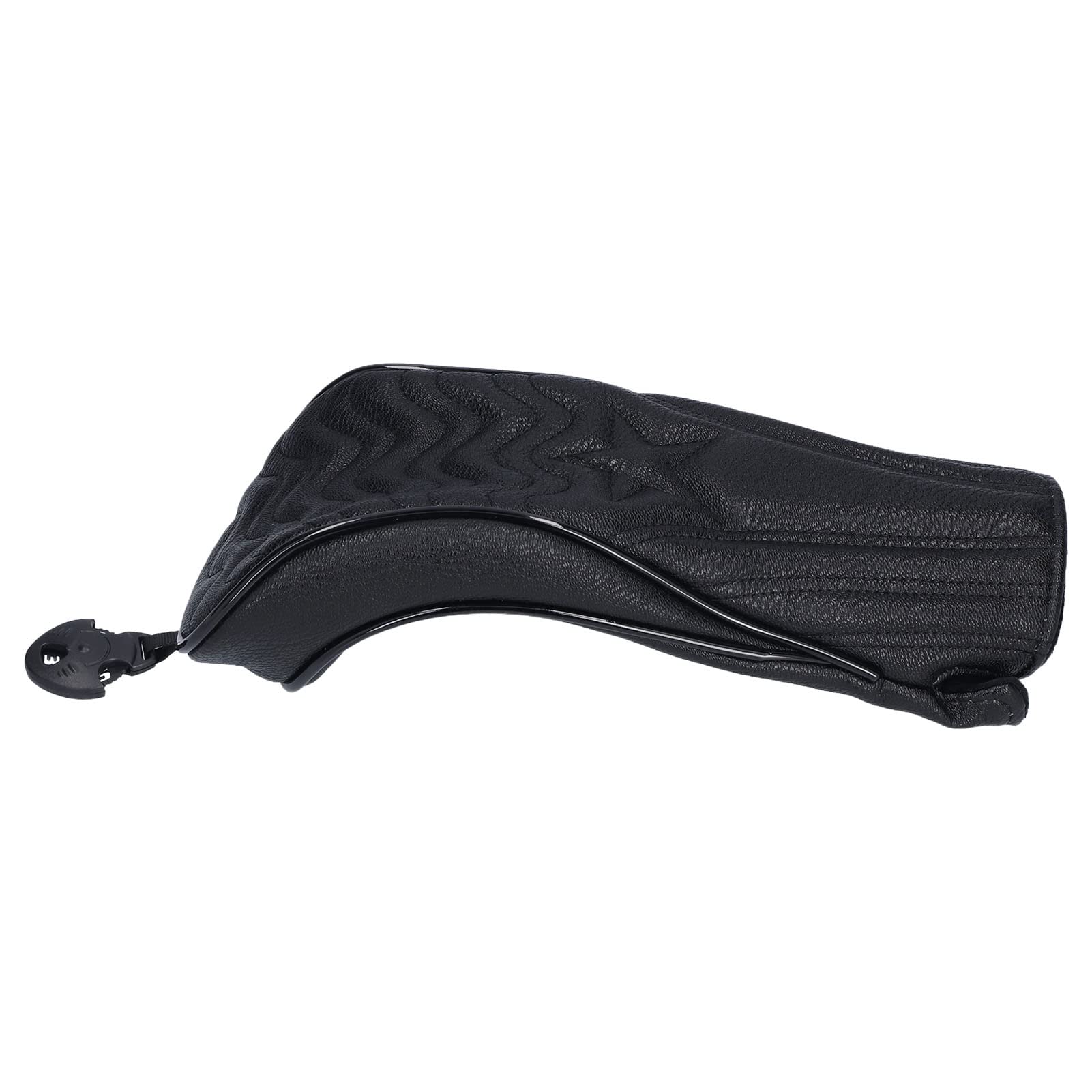 Premium Golf Wood Headcover - Soft Black #3 Club Head Cover for Woods - Durable & Easy to Clean - Perfect for Golf Course & Driving Range Use