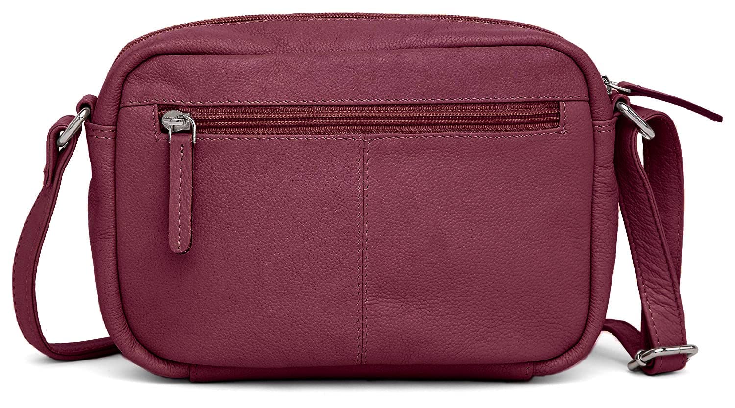 Hudson & James Genuine Leather Women's Crossbody Bag - Stylish Travel Satchel for Work, iPad & Everyday Use | Perfect for Commuting, Office & Weekend Outings