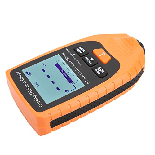 Digital Paint Film Thickness Gauge - 1500um Handheld Coating Thickness Meter for Automotive, Chemical & Manufacturing Industries | Perfect for Quality Control & Surface Inspection
