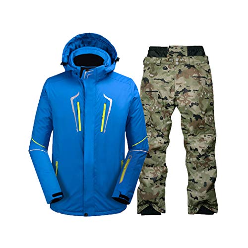 Royal Blue + Khaki Camouflage
